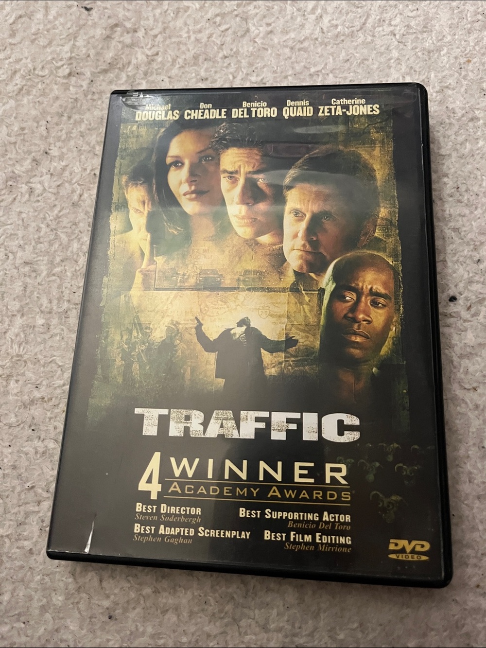 Traffic (DVD) - Black DVD Case